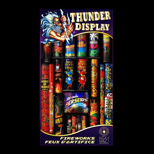 A closed box of fireworks Thunder Display