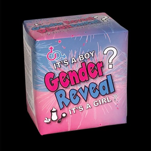Boîte pour dévoilement du sexe, rose et bleu, petit